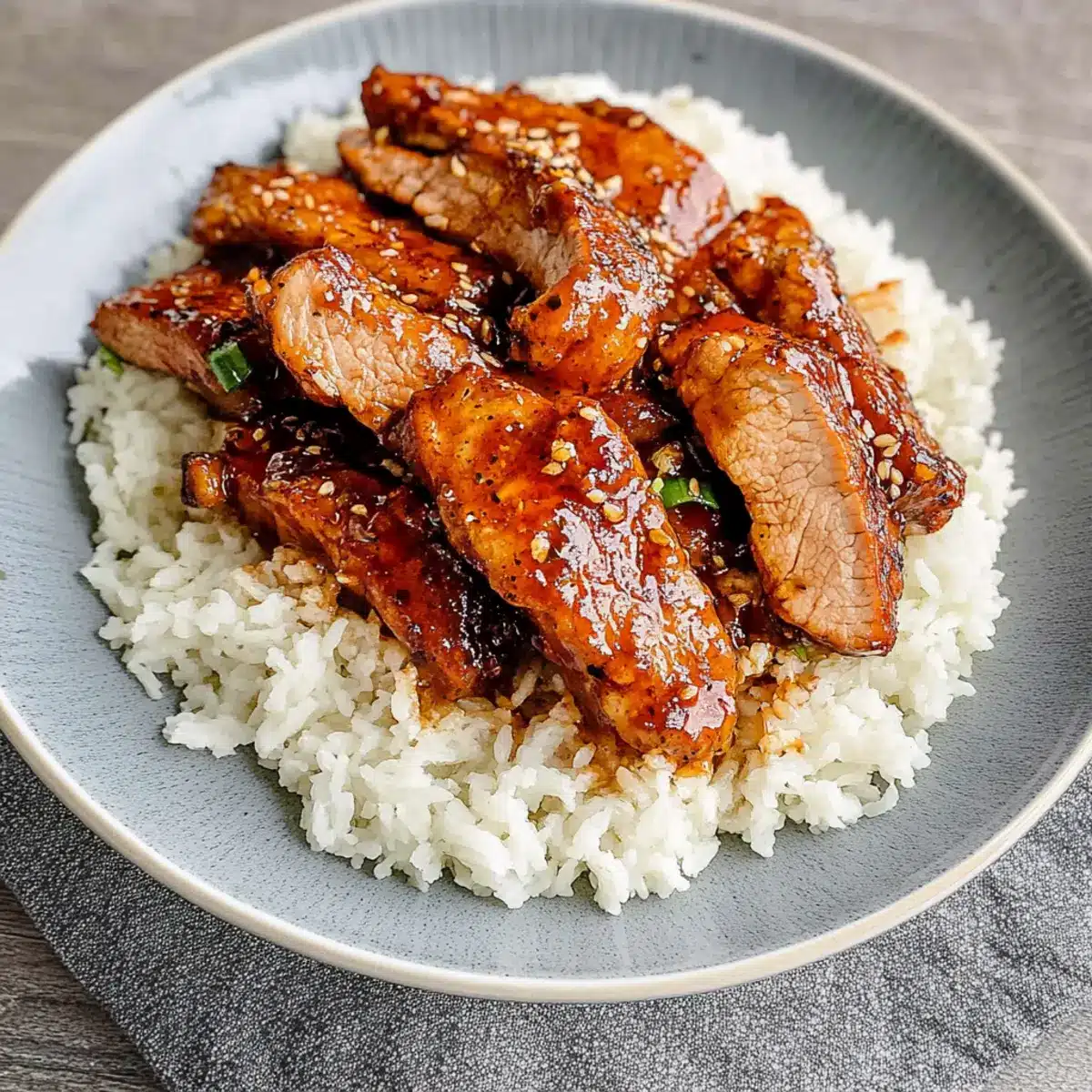 Sweet Spicy Pork Tenderloin with Golden BBQ Sriracha Glaze