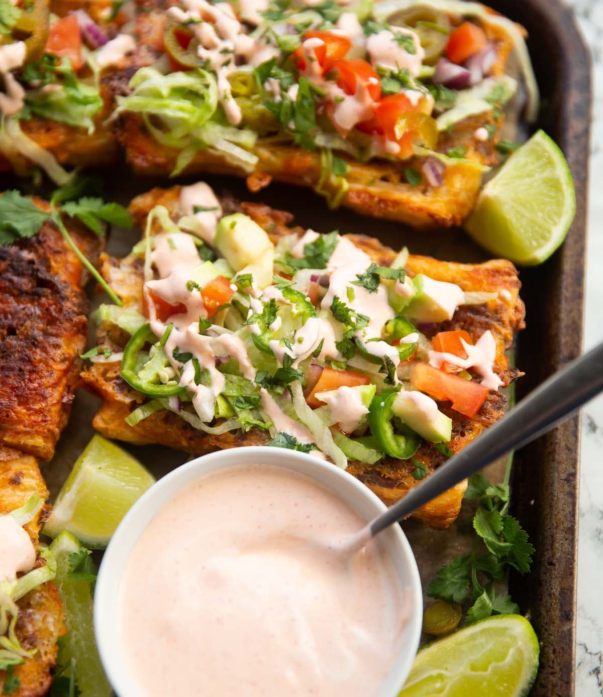 Upside Down Puff Pastry Tacos With Beef or Chicken
