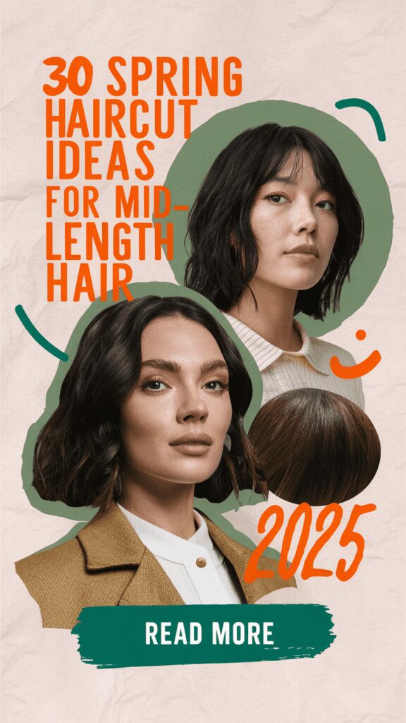 Spring Haircut Ideas for Mid-Length Hair 2025