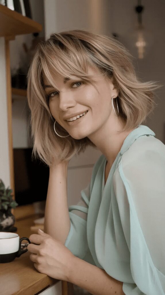 Best Spring Haircuts for Round Face Women in 2025