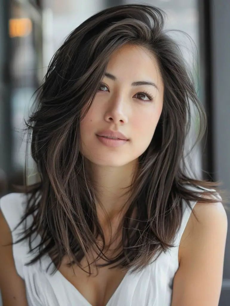 40 Stunning Medium-Length Haircuts for Round Faces You Need to Try