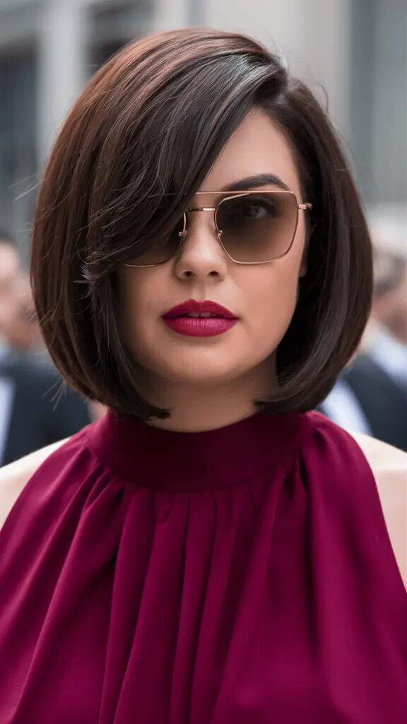 40 Stunning Medium-Length Haircuts for Round Faces You Need to Try
