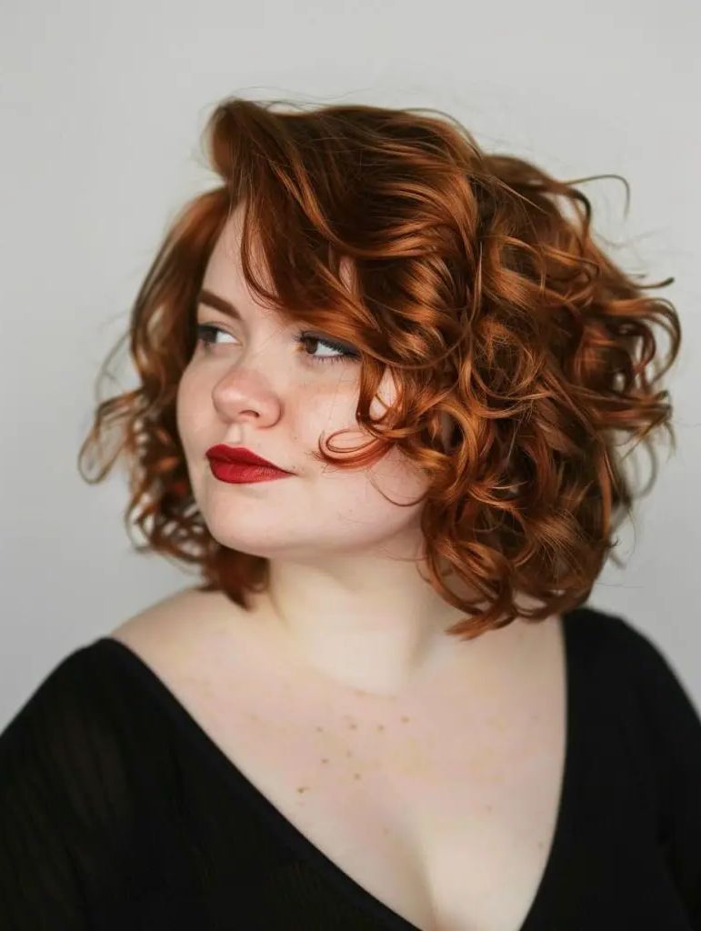 40 Stunning Medium-Length Haircuts for Round Faces You Need to Try
