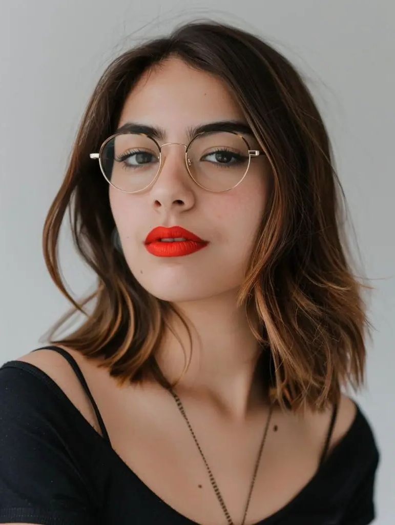 40 Stunning Medium-Length Haircuts for Round Faces You Need to Try