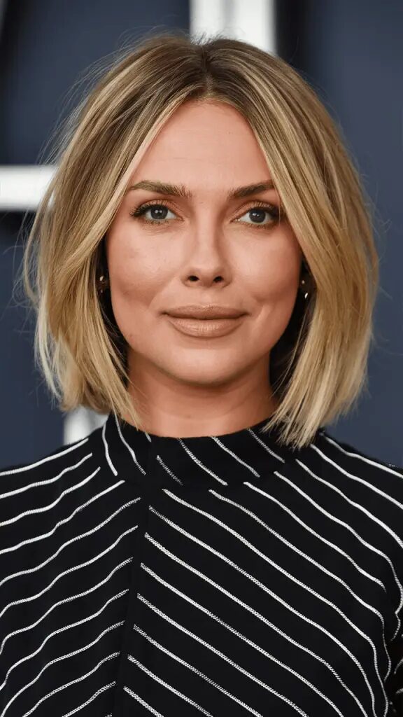 40 Stunning Medium-Length Haircuts for Round Faces You Need to Try