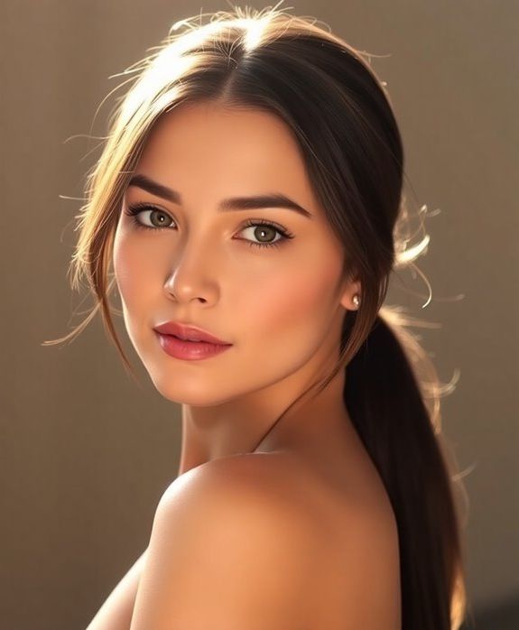 sleek and elegant hairstyle
