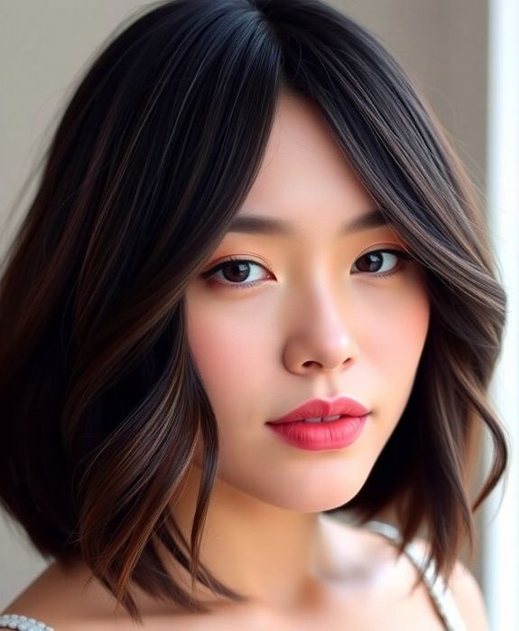 stylish uneven haircut trend