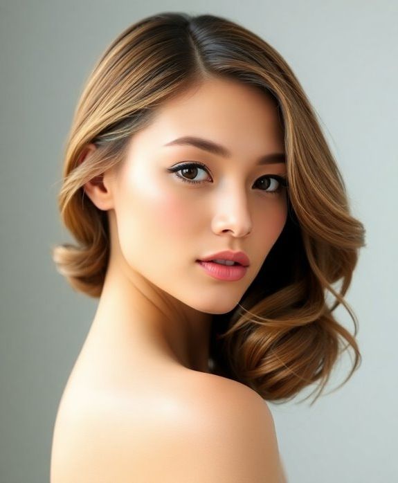 layered elegant low bun