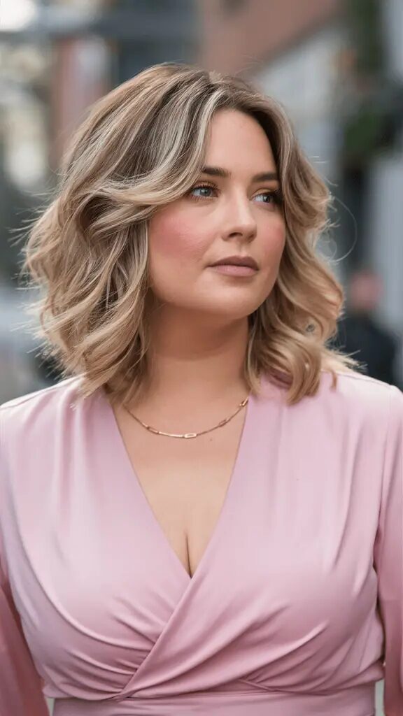 40 Stunning Medium-Length Haircuts for Round Faces You Need to Try