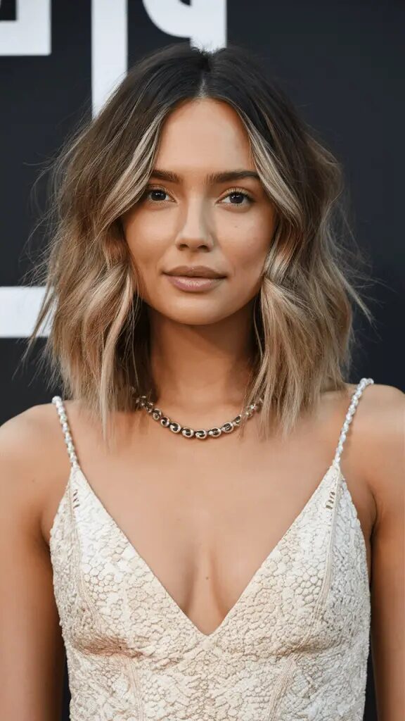 40 Stunning Medium-Length Haircuts for Round Faces You Need to Try