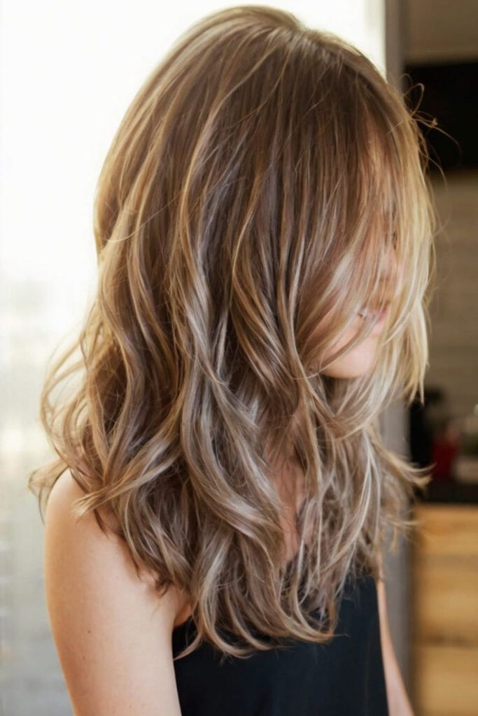 Wavy Hair with Choppy Layers 1