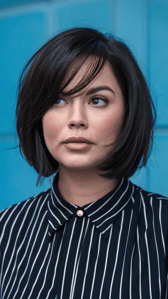 40 Stunning Medium-Length Haircuts for Round Faces You Need to Try