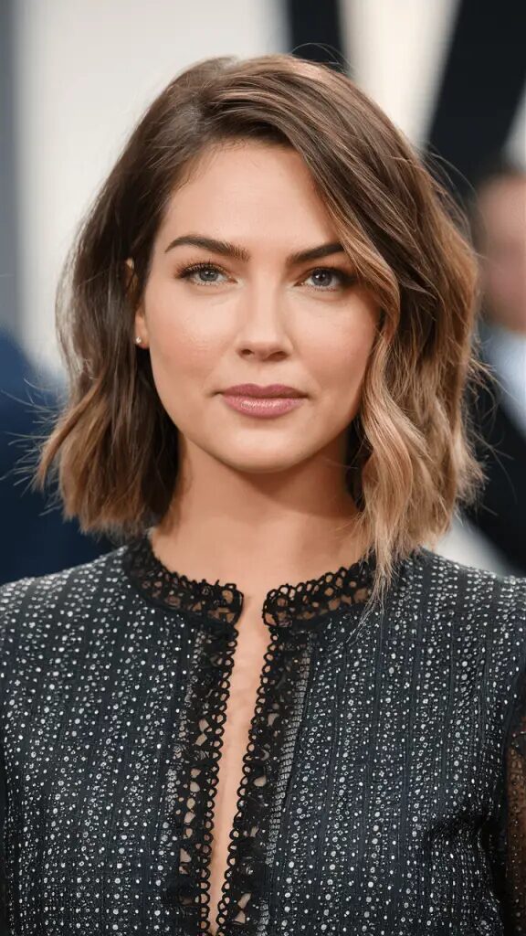 40 Stunning Medium-Length Haircuts for Round Faces You Need to Try