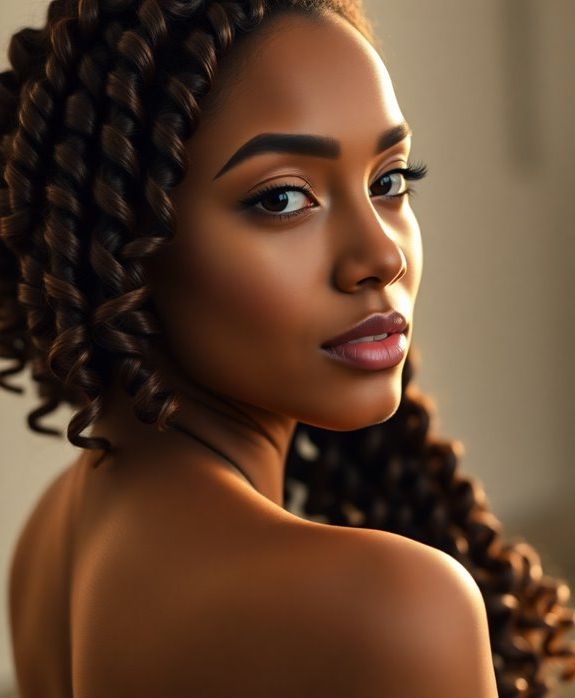 flattering curls for rounds