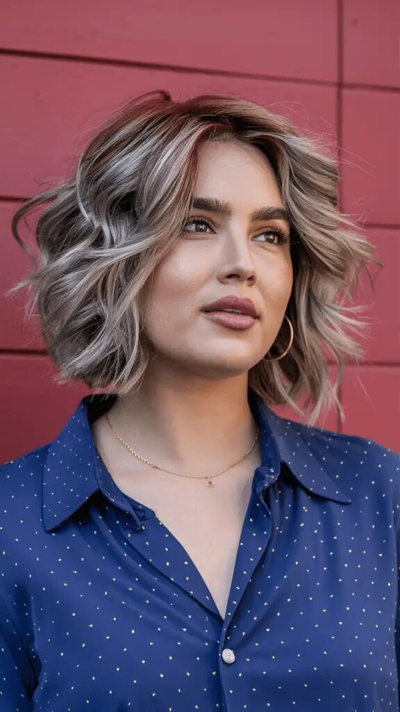 40 Stunning Medium-Length Haircuts for Round Faces You Need to Try