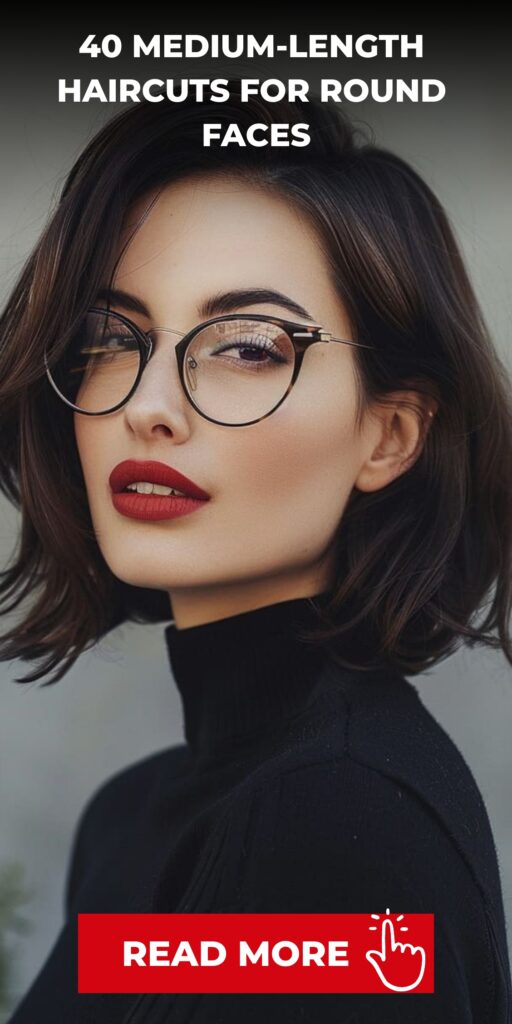 40 Stunning Medium-Length Haircuts for Round Faces You Need to Try